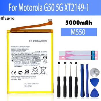 100% - os Motorola MS50 Újratölthető Akkumulátor Motorola G50 5G XT2149-1 Okos Telefon Akkumulátor 5000mAh Batteria Akkumulátorok