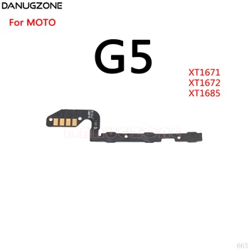 10DB/Sok Motorola MOTO G5 Plusz G5S Power Kapcsoló Gomb Hangerő Gomb Mute On / Off Flex Kábel