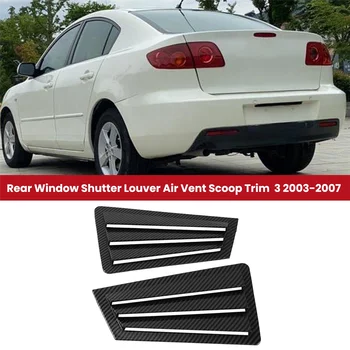1Pair Autó Hátsó Ablakot a Kioldó Berendezés Fedelét a Mazda 3 2003-2007 Oldalon Louver Szellőző Kanál Spoiler Deflektor Egy
