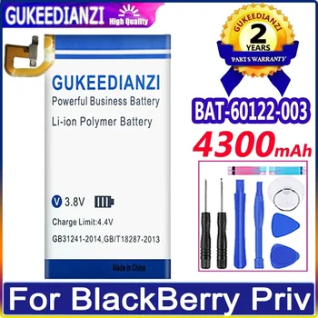 4300mAhBattery GUKEEDIANZI BAT-60122-003-nak a BlackBerry Priv Belül nyomon Követési Számot Volta