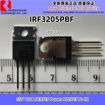5-20db IRF3205PBF IRF3205, HOGY-220 55V 110A HEXFET Teljesítmény MOSFET N-CH 100% új importált eredeti
