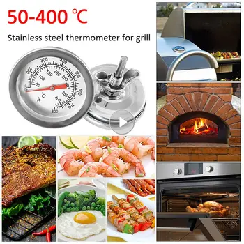 50℃400℃ Barbecue Hőmérő Háztartási Konyhai Grillezési Hőmérséklet Mérő Hőmérséklet Ételt Grill Hőmérő Dohányos Szelvény