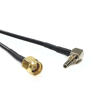 A vezeték nélküli Modem, Vezeték SMA Male Csatlakozó Kapcsoló CRC9 derékszögű RG174 Kábel, 20cm 8