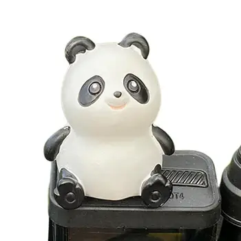 Aranyos Kis Panda Kreatív Dekoráció Ajándék Motorkerékpár Kerékpár Elektromos Jármű Dekoráció Autó, Kreatív Dekoráció Születésnapi Ajándék