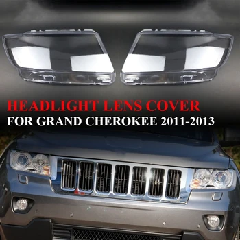 Autó Fényszóró Objektív Fedél Átlátszó fej fény lámpa Shell Jeep Grand Cherokee 2011 2012 2013 Bal