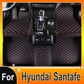 Autó szőnyeg Hyundai Santa Fe (ÖT ÜLÉS) 2010 2011 2012 Egyéni auto láb Párna autó szőnyeg fedél