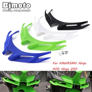 BJMOTO A KAWASAKI Ninja250 2018-2020 Ninja400 Motorkerékpár Első Spoiler Aerodinamikai pontokra lehet felszerelni ABS alsó Fedél Védelem Őrök