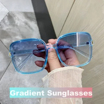 Divat Design Női Napszemüveg Luxus Ocean Lencse napszemüvegek Unisex Utazási Szabadtéri UV400 Új Szemüveg Négyzet alakú Keret Árnyalatok