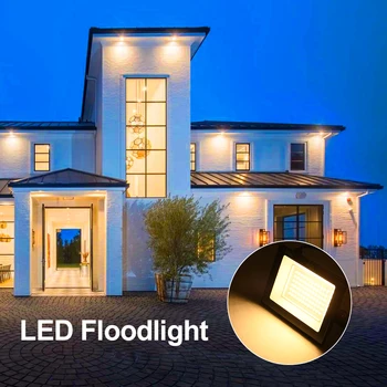 LED-es Árvíz Fény 10W 20W 30W 50W 100W 3000K 6000K Fényvisszaverő Reflektor Utcai Lámpa Fali Lámpa IP66 Vízálló Kültéri Kerti világítás