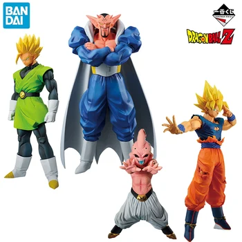 Raktáron BANDAI Ichiban KUJI Dragon Ball Z Son Goku Son Gohan Dabura Majin Buu PVC Anime Figurák Modell Gyűjtemény Játék