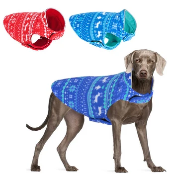 Reverzibilis pet Karácsonyi ruhát kutyák Télen Meleg mellény Karácsonyi ruházat, kabát kölyök csivava Kutya Új Év jelmez