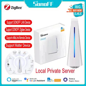 SONOFF 2/4G Zigbee 3.0 AlBridge 5V--2A IHost Smart Home Gateway C-Típusú RJ45 IHost Intelligens Otthon Hub Smart Home Gateway Smart Switch