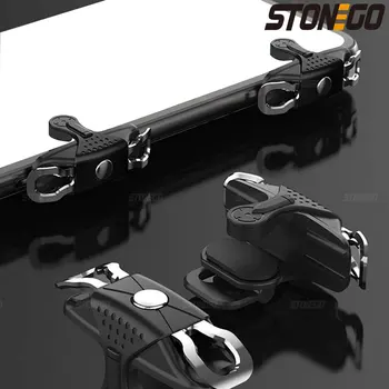 STONEGO 1Pair Mobil Játék Vezérlő [L1+R1] Ravaszt Célja Gombot Kompatibilis iPhone/Android