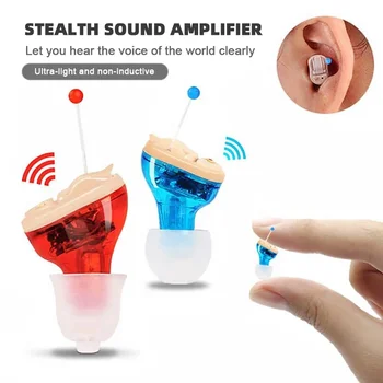 Ultra-könnyű, mind a nem-induktív magas minőségű láthatatlan mini fejhallgató, hang erősítő