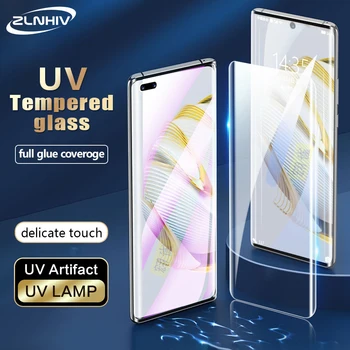 ZLNHIV teljes borító UV Üveg okostelefon A Huawei nova 10 pro védő film a nova 9 8 7 pro UV Edzett Üveg kijelző védő fólia