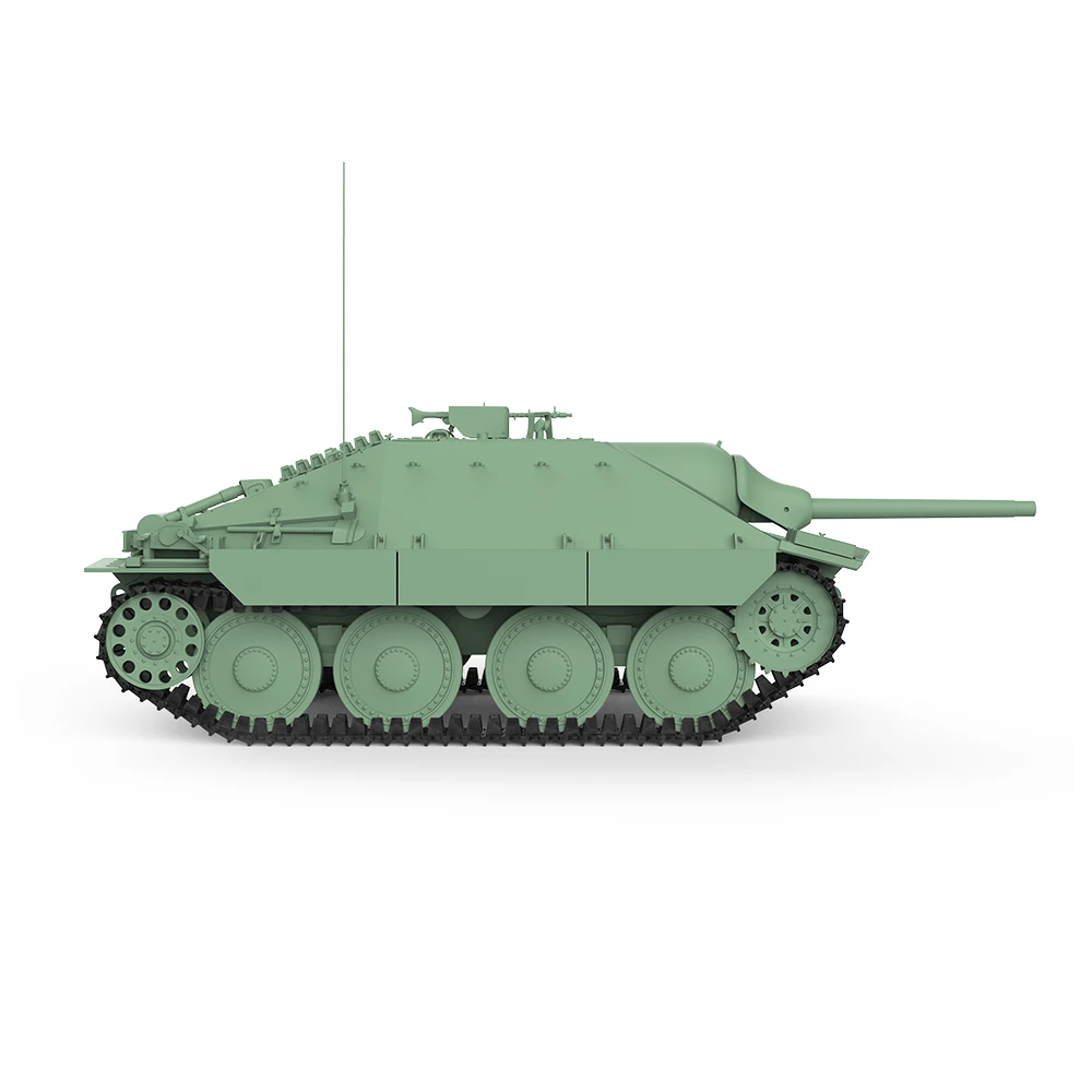 SSMODEL 72730 V1.7 1/72 3D Nyomtatott Gyanta Modell Kit német Jagdpanzer 38 - 2