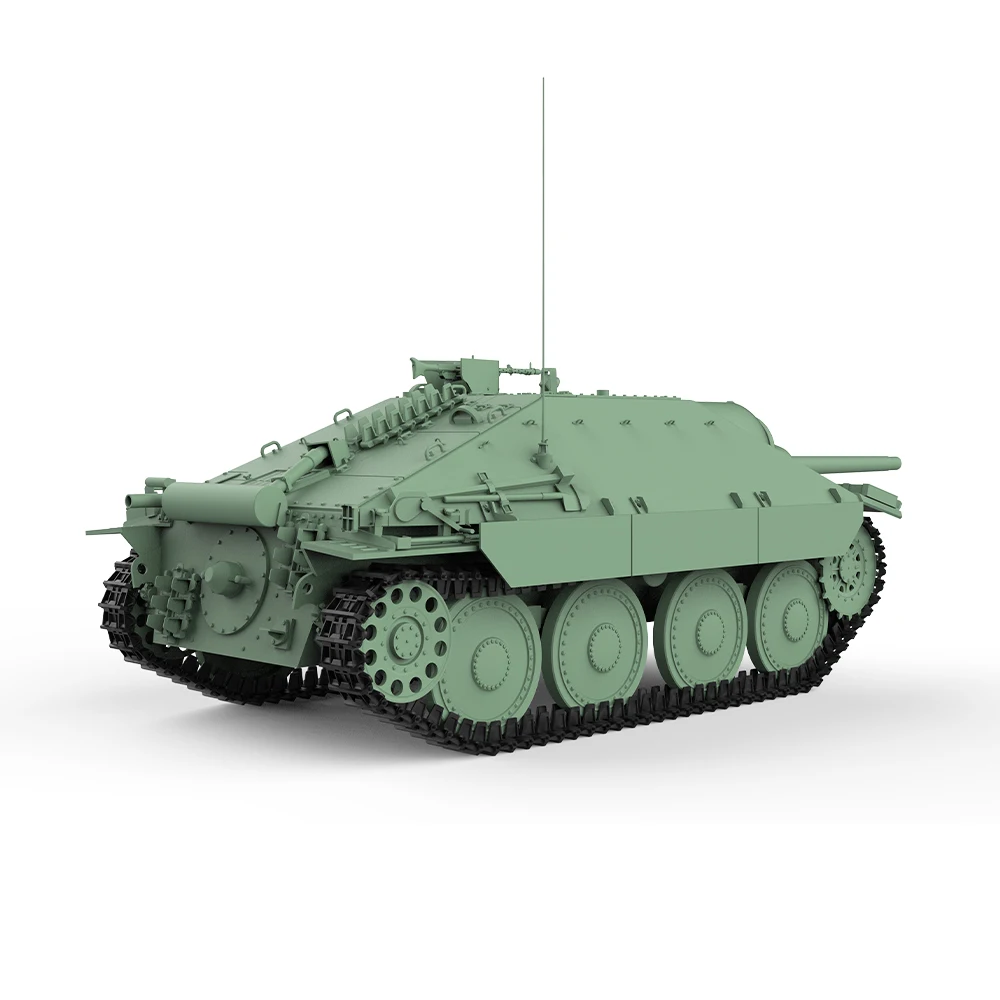 SSMODEL 72730 V1.7 1/72 3D Nyomtatott Gyanta Modell Kit német Jagdpanzer 38 - 3