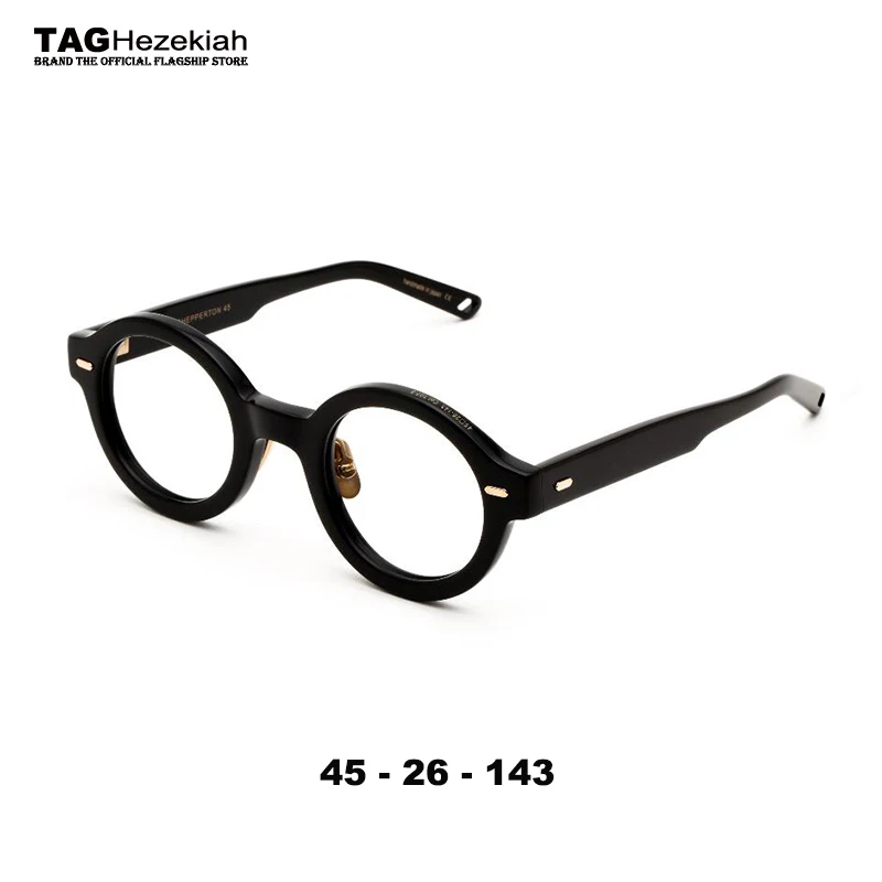 új 2024 Kerek Szemüveg Keret Férfi Retro Szemüveg A Nők-Acetát Szem, Szemüveg, Férfi Divat Klasszikus Rövidlátás számítógépes szemüveg - 3
