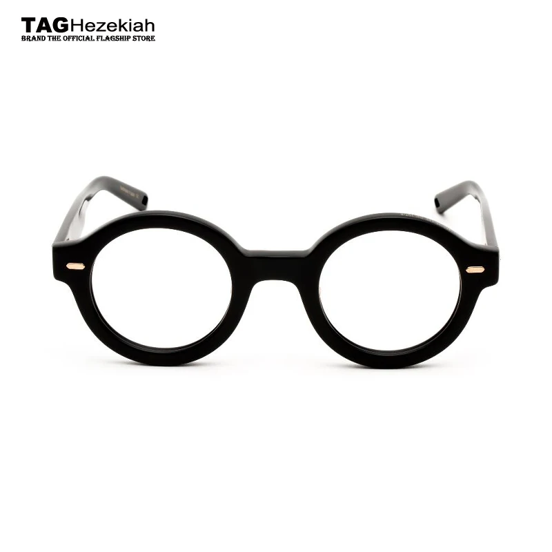 új 2024 Kerek Szemüveg Keret Férfi Retro Szemüveg A Nők-Acetát Szem, Szemüveg, Férfi Divat Klasszikus Rövidlátás számítógépes szemüveg - 5