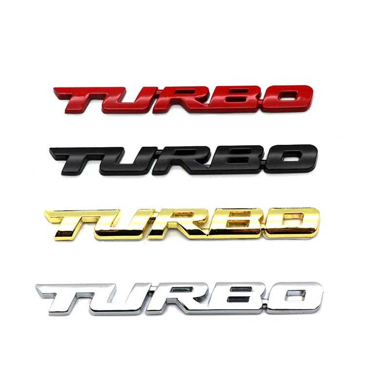 TURBO Fém Autó Matrica Stílus Szervezet Emblémája 3D Matrica Ford Fiesta Focus 2 Ecosport Kuga Menekülés Sólyom B-Max, C-Max Eco Sport G - 0