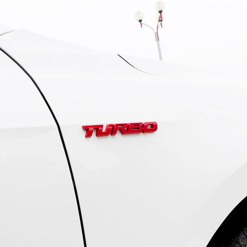 TURBO Fém Autó Matrica Stílus Szervezet Emblémája 3D Matrica Ford Fiesta Focus 2 Ecosport Kuga Menekülés Sólyom B-Max, C-Max Eco Sport G - 2
