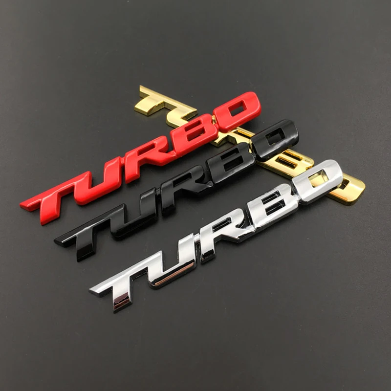 TURBO Fém Autó Matrica Stílus Szervezet Emblémája 3D Matrica Ford Fiesta Focus 2 Ecosport Kuga Menekülés Sólyom B-Max, C-Max Eco Sport G - 4