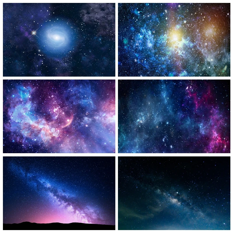 Kozmikus Galaxy Hátteret Csillagos Ég Tejút Csillagok Univerzum Tér Téma Fotó Háttér Baba Zuhany Szülinapi Parti Dekoráció Zászló - 0