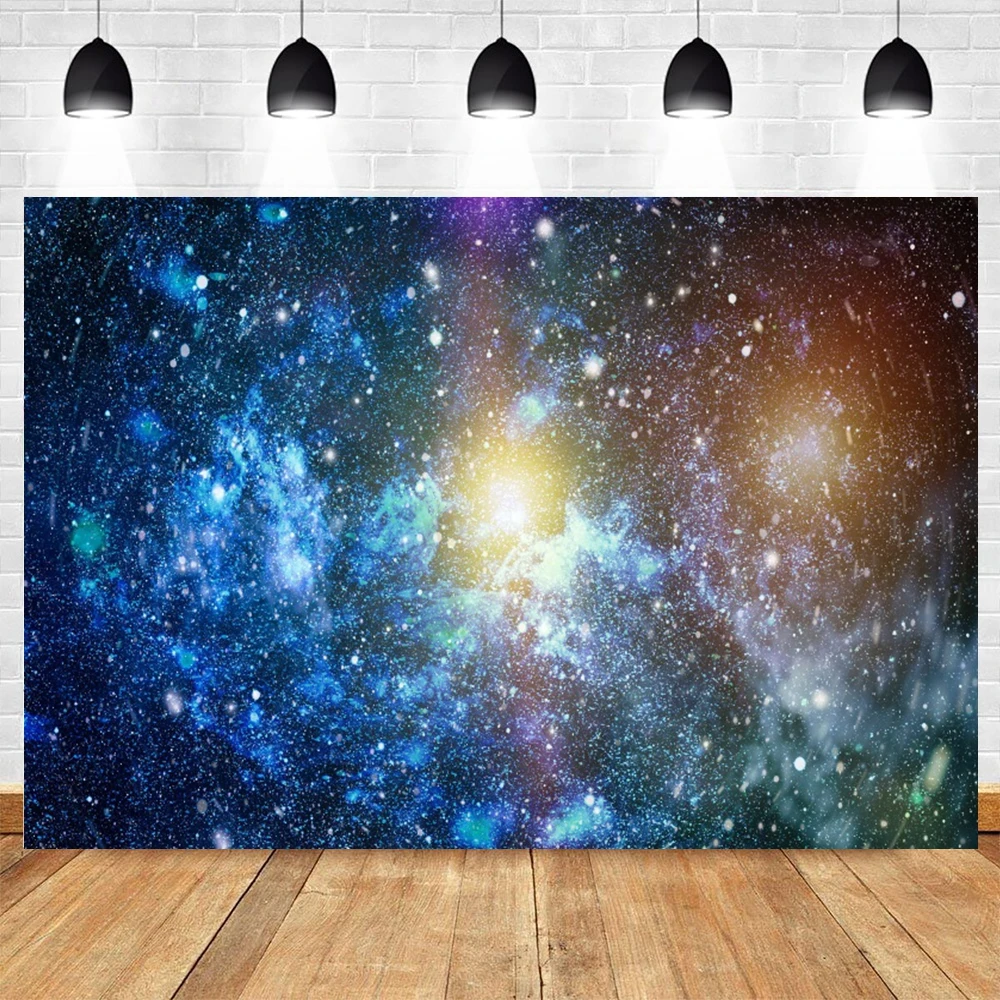 Kozmikus Galaxy Hátteret Csillagos Ég Tejút Csillagok Univerzum Tér Téma Fotó Háttér Baba Zuhany Szülinapi Parti Dekoráció Zászló - 1