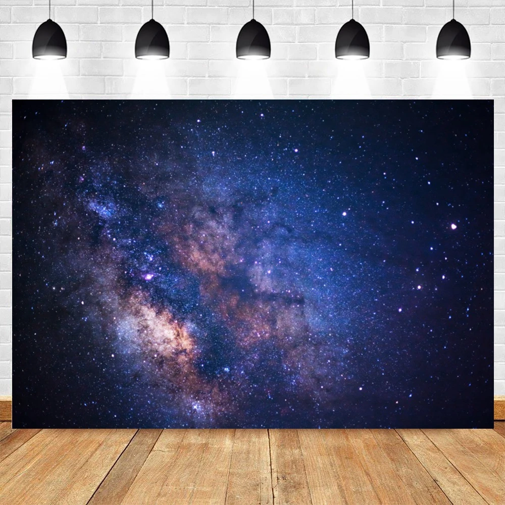 Kozmikus Galaxy Hátteret Csillagos Ég Tejút Csillagok Univerzum Tér Téma Fotó Háttér Baba Zuhany Szülinapi Parti Dekoráció Zászló - 2