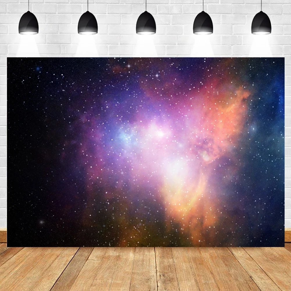 Kozmikus Galaxy Hátteret Csillagos Ég Tejút Csillagok Univerzum Tér Téma Fotó Háttér Baba Zuhany Szülinapi Parti Dekoráció Zászló - 3