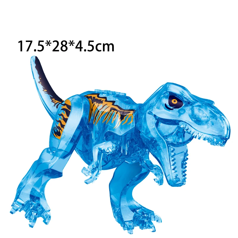 Jurassic Dinoszauruszok építőkövei Indominus Rex DIY Tyrannosaurus akciófigura Modellek Gyerekek, Állatok, Játékok, Karácsonyi Ajándékok, - 5