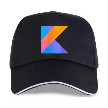 Új Férfi Kotlin logó Kotlin programozók Klasszikus Nyomtatott Baseball sapka felső