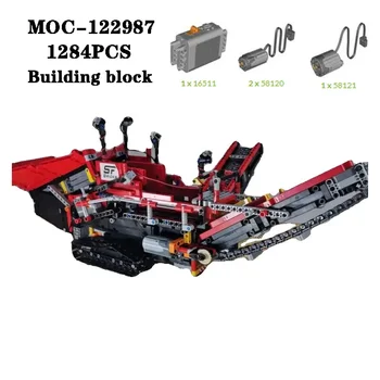 Új MOC-122987 Mobil Szűrés Gépet Használjunk, építőelem-Modell Felnőtt, Gyermek Játékok, Puzzle, Szülinapi, Karácsonyi Ajándék