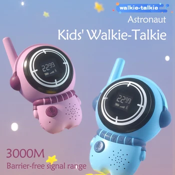 Űrhajós Gyerekek Walkie Talkie 3km Tartomány Elektronikus Játékok a Gyermekek Kütyü Hang Módosítása Rádió, Telefon, Születésnapi Ajándékok Fiúk Lányok